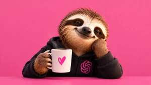 CreativeSpot heti AI összefoglaló lajhár rózsaszín háttérrel