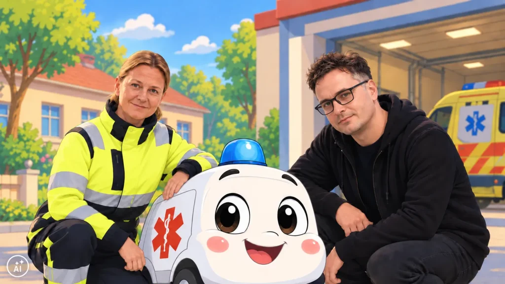 Mokó AI videósorozat – Gesztes Éva és a CreativeSpot alkotója, AI-generált kép