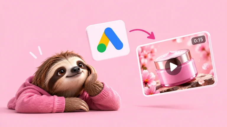 Google Ads AI-videógenerálás termékfotóból – CreativeSpot